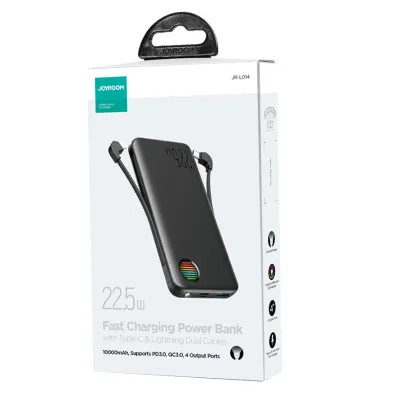 JOYROOM JR-L015 22.5W Power Bank with Dual Cables 20000mAh
